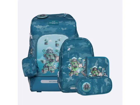 Schooltasset Beckmann Active Air FLX Jungle Game green 6 dlg (Schoolta