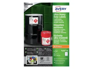 Avery B3483-50 Ultra Resistente Etiketten A4 105x148mm 200 Stuks - 2