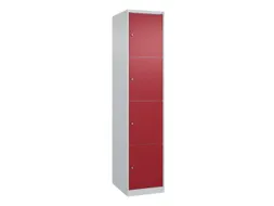 lockerkast,HxBxD 1850x400x500mm,1x4vakken,vak B 400mm,cil.-slot