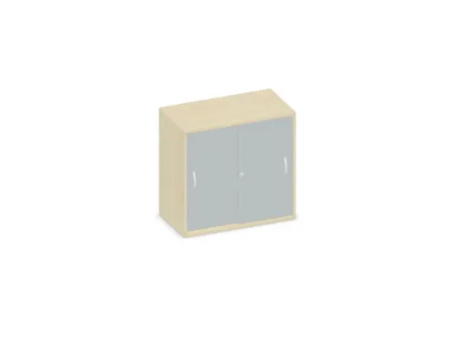 Schuifdeurkast 770x800x430mm Romp Esdoorn Decor Front Lichtgrijs