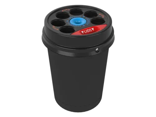 Robuuste Bekerbak Envirocup Grande 120 Liter Zwart