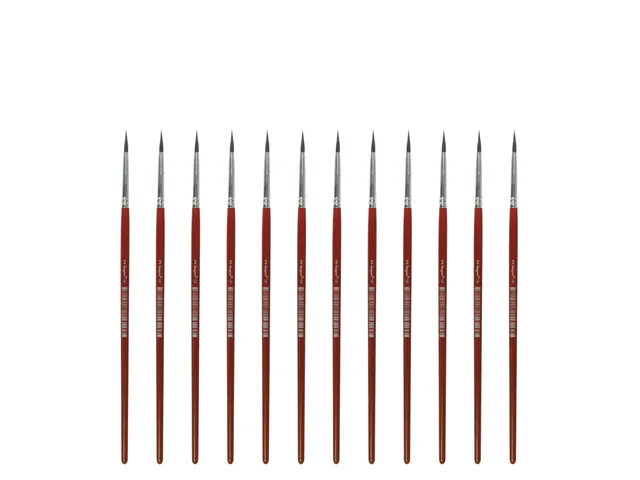 Penseel Kangaro Serie 120 rond Nr. 3 geitenhaar doos 12 stuks