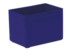 Inzetbak HxLxB 54x80x53mm Polystyreen Blauw 50 stuks