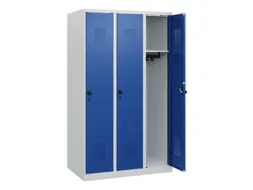 schoollocker,HxBxD 1530x900x500mm,3vak,vak B 300mm,draaigrendel