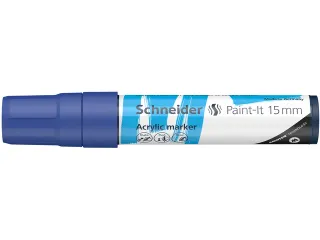 Acrylmarker Schneider Paint-It 330 15mm blauw - 1