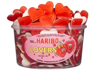 Snoep Lovers Hartjes Pot 150 Stuks - 1