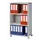 transportwagen,HxBxD 1240x651x330mm,3vakken,2niveaus,3 OH,romp grijs