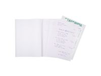 Orderbook geruit 5x5 29,7x21cm 50 bladen tripli zelfkopiërend