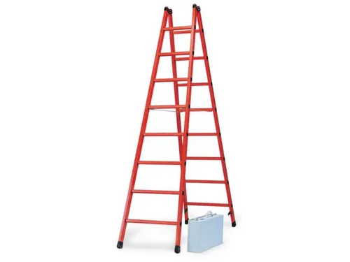 Ladder Met Sporten Bomen/sporten Glasvezel Boom L 2 44M 2X8Sporten