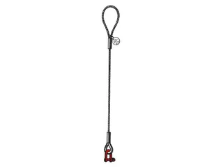 Staaldraadstroppen Verzinkt 0.7t Kabel Ø 8mm Lus En Harpsluiting - 3