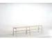 banc-patère,HxLxP 450x2000x350mm,barrettes en bois