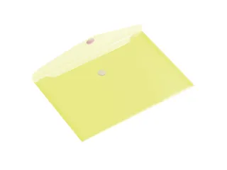 Enveloptas HF2 A4 335x240mm dwars PP transparant geel - 2