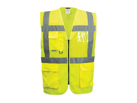 Portwest C496 fluohesje, geel, maat L, per stuk