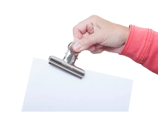 Papierklem MAUL Bulldog 70mm capaciteit 40mm zilver
