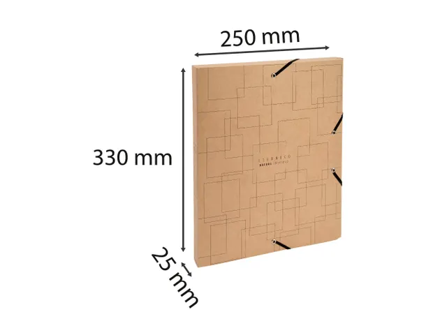 Klasseerdoos karton R25mm ETERNECO ass.