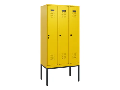 schoollocker,HxBxD 1950x900x500mm,3vak,vak B 300mm,draaigrendel