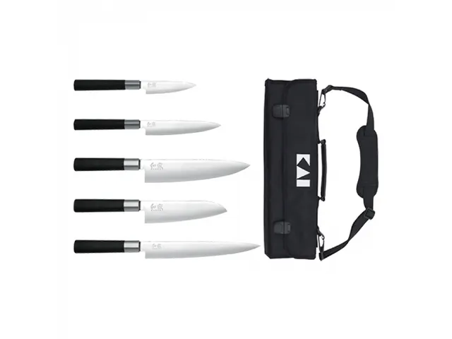 Messenset 5-delig metfoudraal Z wart