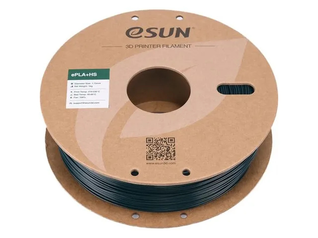 eSUN 3D printer Filament ePLA+HS 1,75mm Donker Groen 1kg