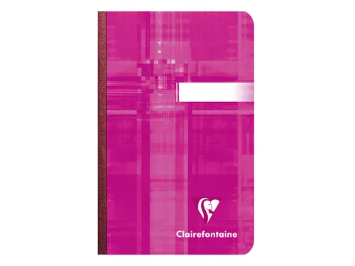Notitieboek Clairefontaine 90x140mm lijn assorti