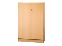 kantoorkast,HxBxD 1270x800x420mm,2xhouten vloer,Gestreepte greep