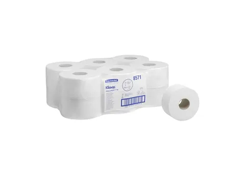 Toiletpapier Kleenex jumbo 2-laags 180m wit