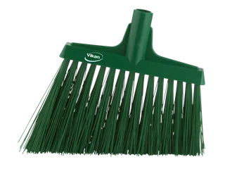 Hygiene 2914-2 Hoekbezem Groen harde lange schuine vezels 290m - 1
