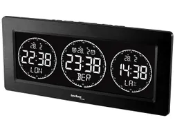 Wereldklok Technoline WT 458 232x99x48mm zwart