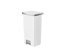 Hana 2 Pedaalemmer 90 liter Wit