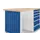 zijpaneel,v. werkbank,HxB 692x610mm,geperfor.,RAL5010