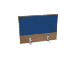 opzetpaneel,v. bureau,aanbouw achter,B 800mm,NT-cherry,BN6016-blauw