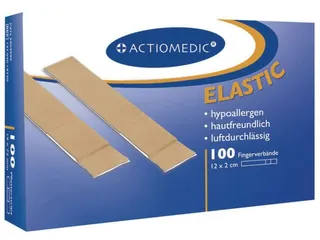 Vingerverbanden Hypoallergeen Elastisch 120x20mm Huidkleurig - 2