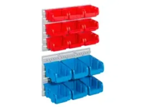 OUTLET sleufplaat m. bakken HxBxD 340x385x130mm 15bakken bakken ROOD/B