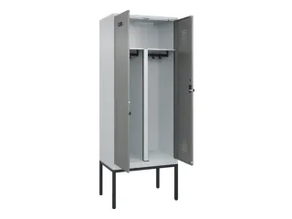 PBM-locker,HxBxD 2120x800x500mm,2vak,vak B 400mm,draaigrendel - 1