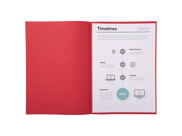 Pak van 250 inlegmappen SUPER 60 - 22x31cm-Rood