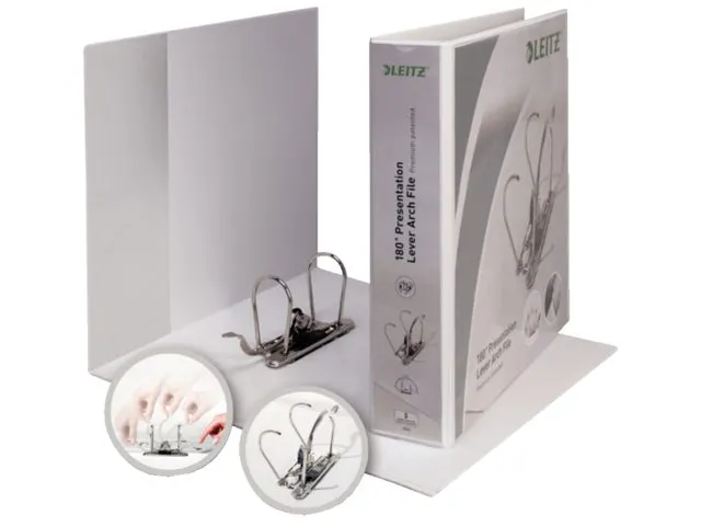 Ordner Leitz Panorama A4 Maxi 4225 Pp 2 rings 75Mm Wit