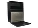 Wandasbak staal 24x30x9cm 7L zwart met 2 sleutels