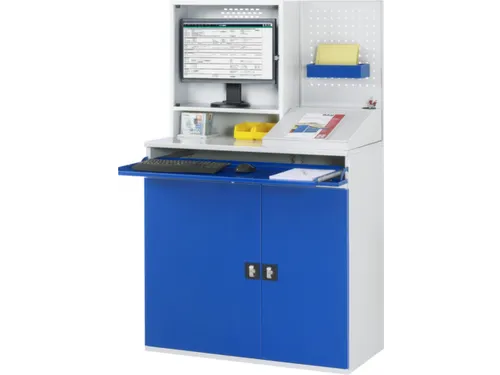 Computerkast 1770x 1100x 520mm Uittreklade Voor Toetsenbord Monitorvak