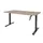 Dextro Slinger Bureau Zit-sta T-poot 180x90 Hav/kers 25mm Zwart