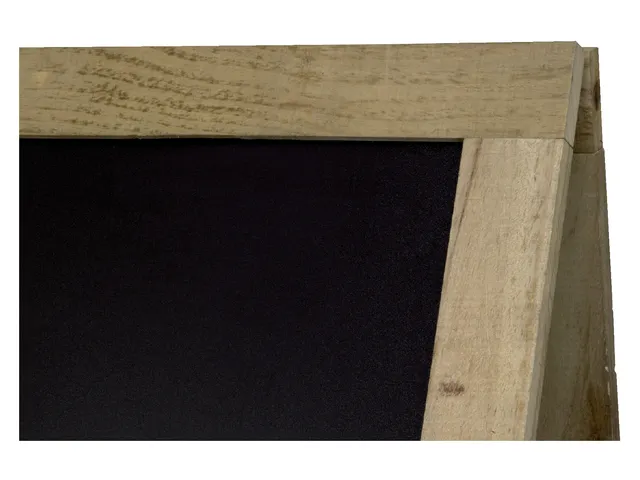 Stoepbord Securit 720x1310x40mm steigerhout