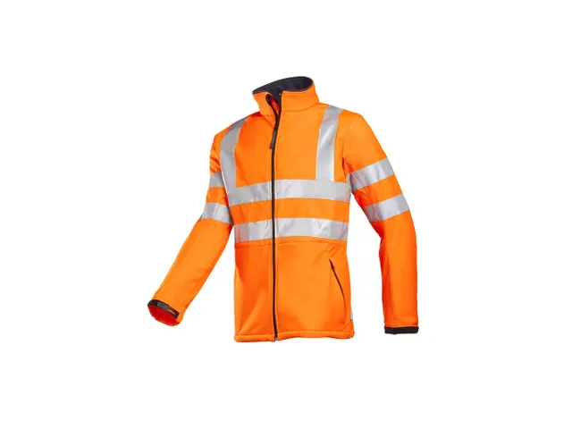 Sioen Genova 9833 hi-vis softshell vest, fluo oranje, maat L, per stuk