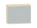 Kantoorkast 770x1000x430mm Decor Romp Esdoorn Decor Front Lichtgrijs
