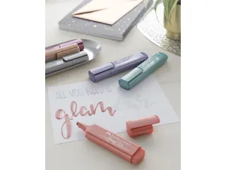 Markeerstift Faber-Castell 46 metallic rood - 8