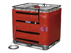 verwarmingsmantel,v. IBC inhoud 1000l,buiten glasvezel/silicone,oranje