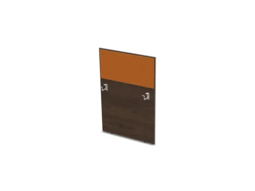 baliepaneel bureau aanbouw rechts 800mm NV bruin hickory BN3005-geel
