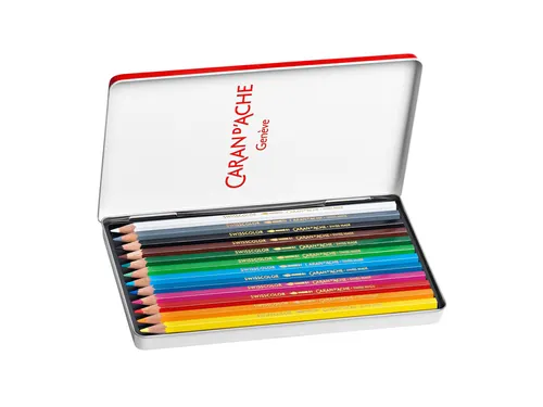 Kleurpotloden Caran D'ache Swisscolor Aquarel 12stuks Assorti