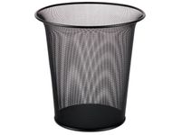 Wire papiermand Zwart