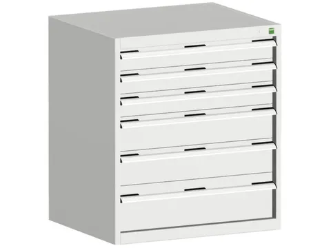 ladekast 900x800x750mm 6laden zware lasten RAL7035 front RAL7035