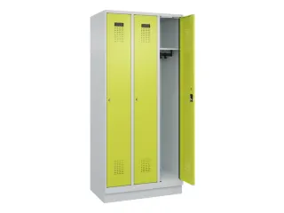 locker,HxBxD 1950x900x500mm,3vak,vak B 300mm,cil.-slot,sokkel - 2