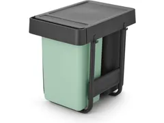 Brabantia Sort & Go Inbouw Prullenbak 2x15 liter Groen Grijs