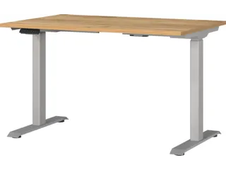 Elektrisch ihv bureau,HxBxD 720-1200x1200x800mm,blad Navarra-eiken - 1